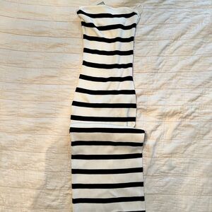 H&M Strapless dress, mid length.